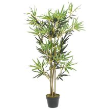 Bambou artificiel 552 feuilles 120 cm vert