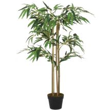 Bambou artificiel 760 feuilles 120 cm vert