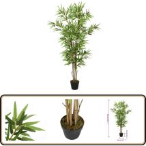 Bambou artificiel 828 feuilles 150 cm vert - Bambou Artificiel - Plante Artificielle - Décoration Intérieure - Décoration Extérieure - Jardin