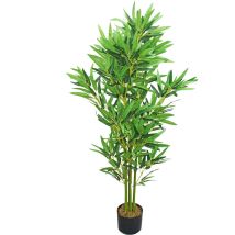 Decovego - Bambou Plante Arbre Artificielle Artificiel 120cm avec Bois véritable Domaine Interne