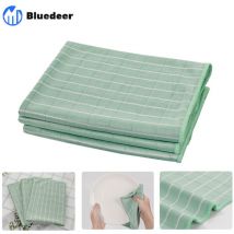 Bambus-Mikrofasertuch für Fenster, Spiegel, Fliesen, Karosserie, Mikrofaser, Bambus, Glas, Haushalt, Badezimmer (3 Tücher)