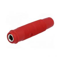 Banana Hembra Aerea 4mm 16A/60Vdc Color rojo