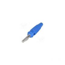 Banana Maschio Aereo 4mm Biconexion BLU