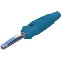 Sks Hirschmann - vq 20 Bananenstecker Stecker, gerade Stift-Ø: 4 mm Blau 1 St.