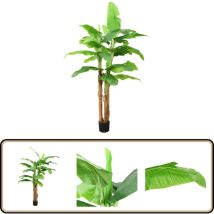 Bananier artificiel avec pot 300 cm Vert - Palmier Artificiel - Plante Artificielle - Décoration Intérieure - Plante Verte - Faux Bananier