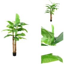 Bananier artificiel avec pot 300 cm Vert - Palmier Artificiel - Plante Artificielle - Décoration Intérieure - Plante Verte - Faux Bananier
