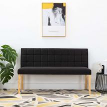 Vidaxl - Banc 140 cm Noir Velours