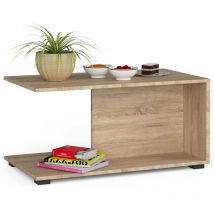 Table à café Akord table basse margo Chêne Sonoma 90 cm couleur Chêne Sonoma 90x50x45 cm