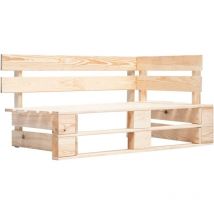 Banc d'angle palette de jardin,Banquette de jardin bois CFW83816