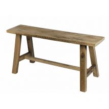 Spetebo - Banc déco en bois ancien - Banc de fleurs grand - 58 cm