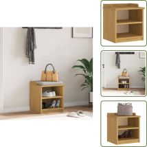 Banc de couloir sandnes 45x40x50 cm bois de pin massif - Banc De Couloir - Bancs De Couloir - Banc - Banc De Couloir