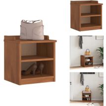 Banc de couloir sandnes 45x40x50 cm bois de pin massif - Banc De Couloir - Bancs De Couloir - Banc - Banc De Couloir