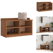 Vidaxl - Banc de couloir sandnes 87x40x50 cm bois de pin massif - Banc De Couloir - Bancs De Couloir - Banc - Banc De Couloir