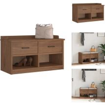 Vidaxl - Banc de couloir sandnes 87x40x50 cm bois de pin massif - Banc De Couloir - Bancs De Couloir - Banc - Banc De Couloir