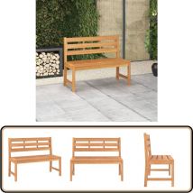 Banc de jardin 114 cm Bois de teck solide - Banc De Jardin - Mobilier De Jardin - Banc En Bois - Banc Extérieur - Teck