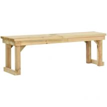 Banc de jardin 140 cm Bois de pin imprégné
