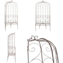 Banc de jardin 95 cm Fer Marron antique - Banc De Jardin - Mobilier De Jardin - Banc En Fer Forgé - Banc Extérieur - Terrasse - Home & Living