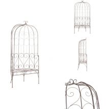 Banc de jardin 95 cm Fer Marron antique - Banc De Jardin - Mobilier De Jardin - Banc En Fer Forgé - Banc Extérieur - Terrasse