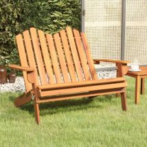 Banc de jardin Adirondack 126 cm bois massif d'acacia Vidaxl