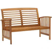 Bonnevie - Banc de jardin Banquette de Jardin - Mobilier de jardin 119 cm Bois d'acacia solide BV994888