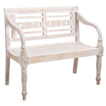 Aubry Gaspard - Banc 2 places en acajou