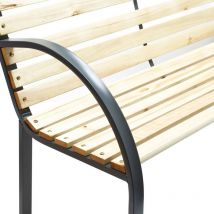 Le Poisson Qui Jardine - Banc de jardin en bois et structure acier