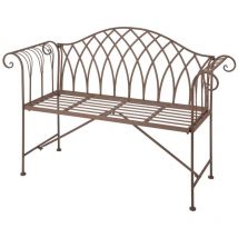 Esschert Design - Banc de jardin métal de style anglais ancien MF009