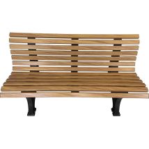 Blome - Banc D'Extérieur En Plastique, À 13 Lames, Largeur 1500