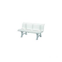 Banc de jardin helgoland 3 places longueur 1500 mm blanc