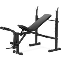 Banc Multifonctionnel - Jusqu'à 100 Kg Résilient - Réglable - 180 - 152 ° Inclinaison