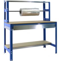 Simonrack - Simon Rack - Kit Etabli avec tiroir 1440x1200x750mm - BT-4 box 1200 bleu/bois