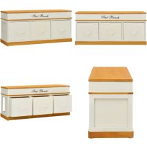 Banc d'entrée de rangement à chaussures - Banc Coffre - Banc Rangement - Banc Entrée - Meuble Rangement - Mobilier Intérieur - Home & Living