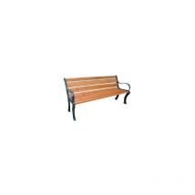 Domus - Banc Sila en fonte et lattes de bois 157 x 60 cm Banc 2/3 personnes pour jardin exte'rieur