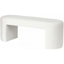 Boltze Gruppe - Banc en tissu peluche solin, hauteur 42 cm