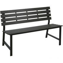 Mobilier1 - Banc extérieur Richardson 126 , 81x124x60cm, Métal