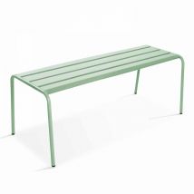 Oviala - Banc d'intérieur en métal vert sauge - Palavas