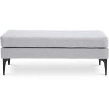 Sicaan - Banc/bout de lit max tissu gris clair