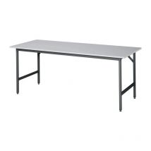 Tavolo da lavoro Jerry B2000xD800xH800-850mm Piano di lavoro in melaminico Frame grigio RAU