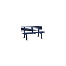 Blome - Banco para parques de plástico con 9 listones anchura 1500 mm