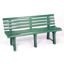 Homemaison - Banco Orchidea de jardín - Verde - 145x49x74 cm