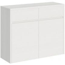 Itamoby - Bancs inférieur et supérieur extensibles 72x26/300 cm Evolve Frêne Blanc