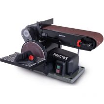Band- Und Tellerschleifer Px-bts-370 Practixx Schleifmaschine Für Holz 370w Ø150mm Schleifteller Bandlänge 100x915mm Inkl. 6-tlg Schleifset