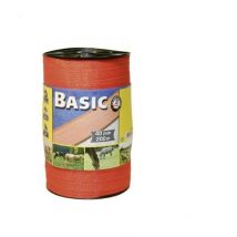 Fettuccia per elettrorecinzione - mm.40h, 12 fili inox, carico max kg.130 - mt.200