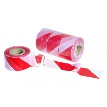 Karpa - jar cinta señalizacion roja/blanc 100mmx200m galga 400 , 0ROLLO