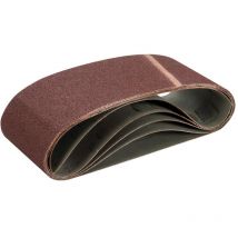 Bandas de lija, 100 x 610 mm, 5 pzas Grano 60