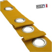 Bande à oeillet prêt à coudre vendu au mètre Coloris - bo jaune moutarde, Vendre au mètre - 1 mètre