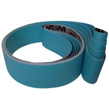 Bande abrasive de ponceuse – 50 mm x 1000 mm – Grain 100 – Acier, inoxydable, fonte – VSM