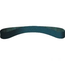 Bande abrasive cs 411 y l. 533 mm l. 9 mm granulation 80 pour acier/INOX/métaux non ferreux corindon zirconien