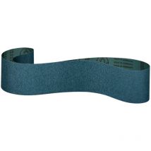 Bande abrasive, de 150 x 2000 mm, corindon au zirconium, Grain : 80
