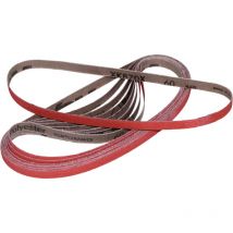 Bande abrasive XK870X l. 2000 mm l. 150 mm granulation 36 pour acier/titane/métaux non ferreux grain céramique